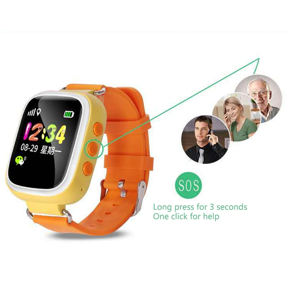 Q20 GPS Kind Smart Uhr Telefon Position Kinder Uhr 144 zoll Bildschirm WIFI SOS Taste Smart Baby Uh