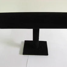 5 шт/партия черный бархат T-BAR витрина для ювелирных украшений браслетов стойки