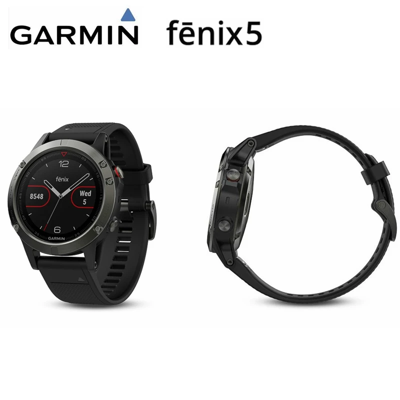 Смарт часы Garmin fenix 5/ многоспортивные с GPS для триатлона велосипеда бега плавания