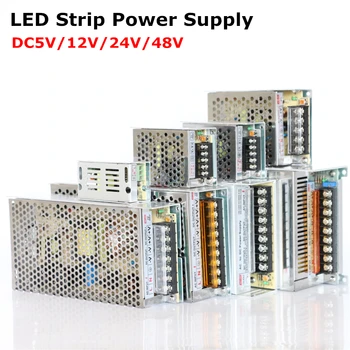 

LED Driver 1A-40A Switch LED Strip Power Supply 12W-480W Adapter AC100V-240V to DC 5V 12V 24V 48V for LED Strip light / CCTV