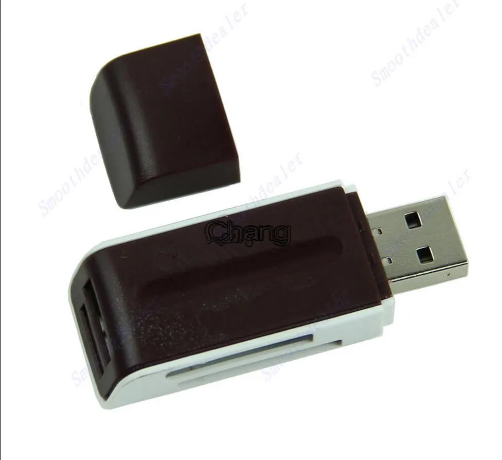 

High Quality USB 2.0 All in 1 Multi Memory Card Reader for TF card/Micro SD card MMC TF M2 Memory Stick