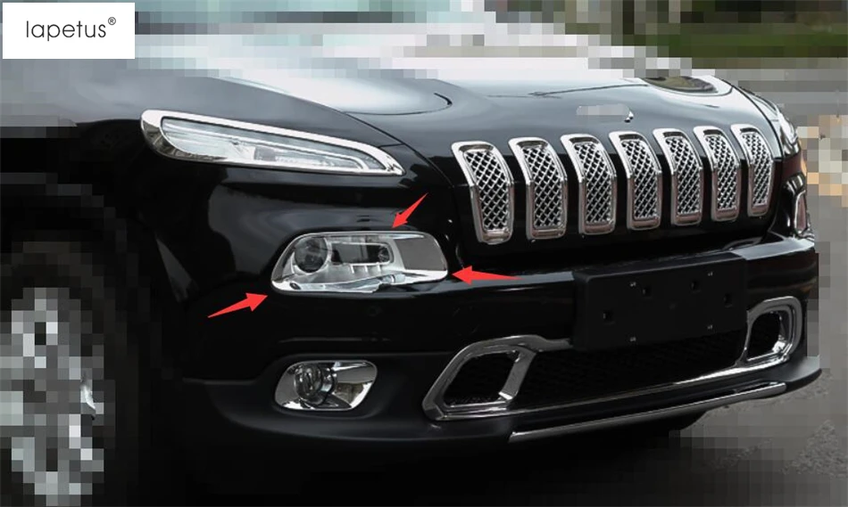 Аксессуары для Jeep Cherokee 2014 2015 2016 2017 передний светильник на голову комплект обшивки