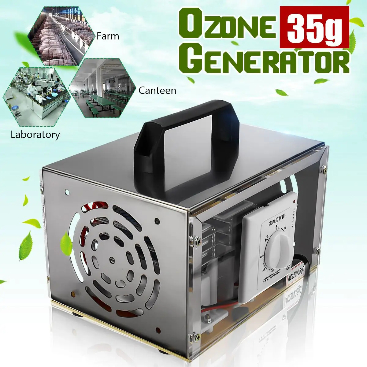 

220V 35G Ozone Generator Living Air Purifiers Disinfection Machine Household Purifying and Sterilizing Cleaner For Home Industry