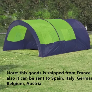 

Camping Tent Blue & Green Accommodate Up To 6 People Outdoor Waterproof Camping Hiking Tent Waterproof Large Family Tents 2019