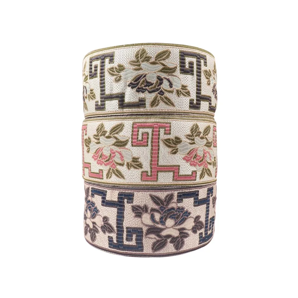 National embroidery Polyester Woven Jacquard Tape