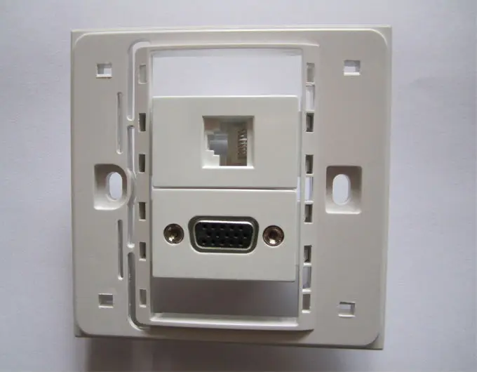86 style directly plug outlet VGA+RJ45 pic 2