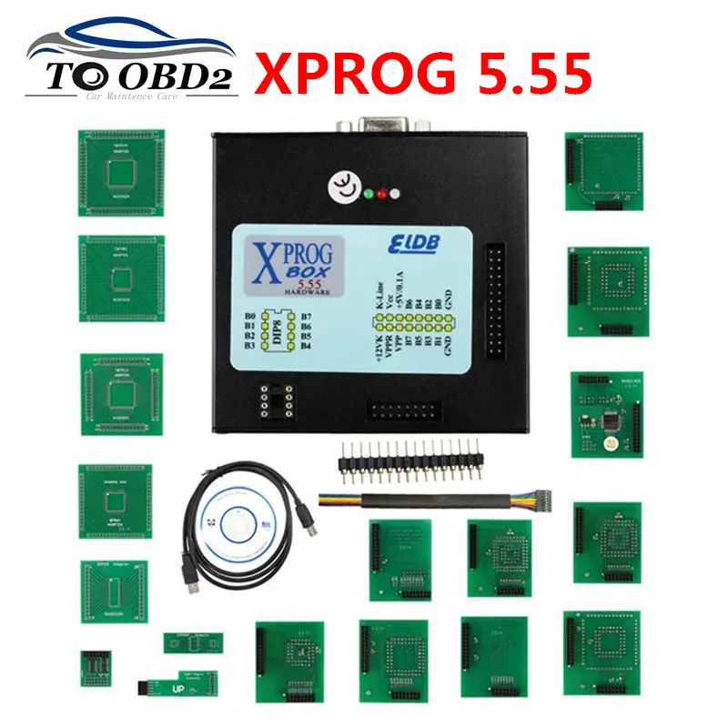 

XPROG 5.55 5.74 5.84 Black Metal Box ECU Programming Auto Chip Tuning XPROG-M V5.55 XPROG M Better Than 5.0 Stable Function