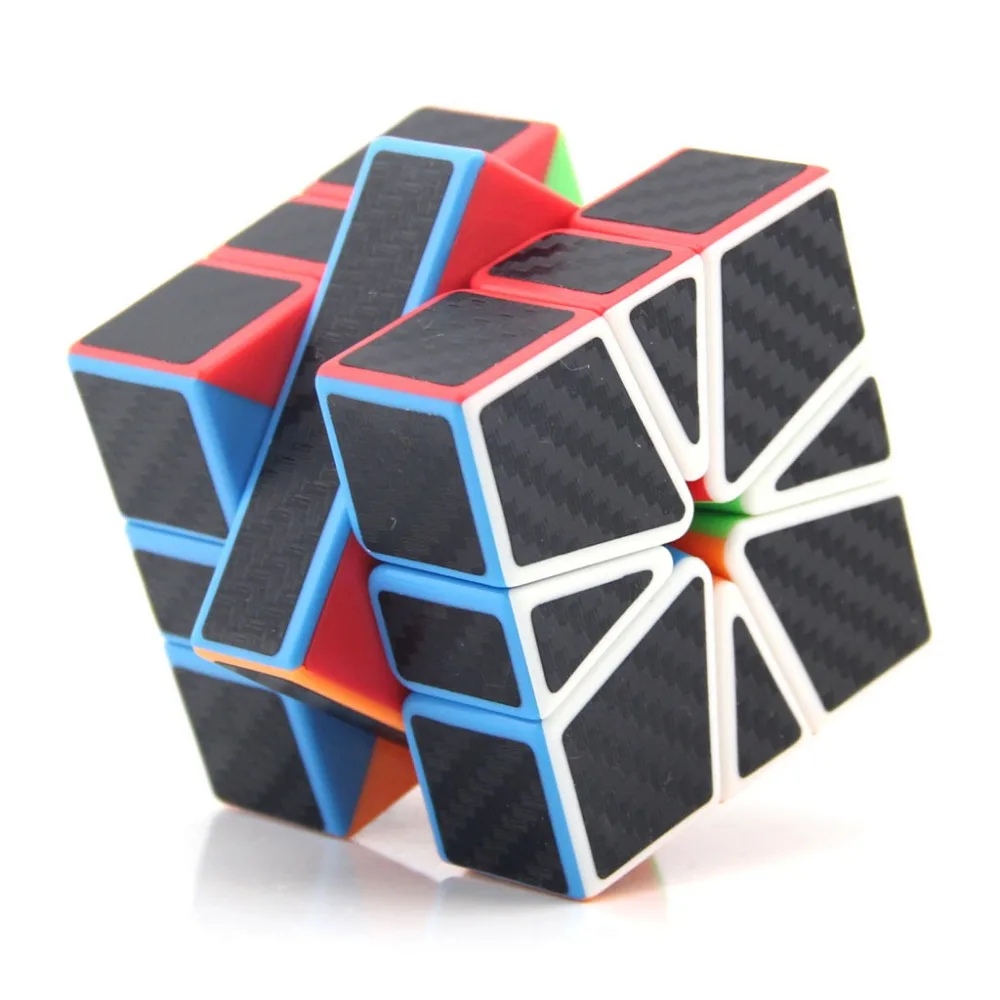 3x3x3 Moyu Cubing класс MFSQ1 Магическая скорость куб головоломка твист куб Необычные кубические мозговые Прорезыватели игрушка неправильное углеродное волокно гладкая