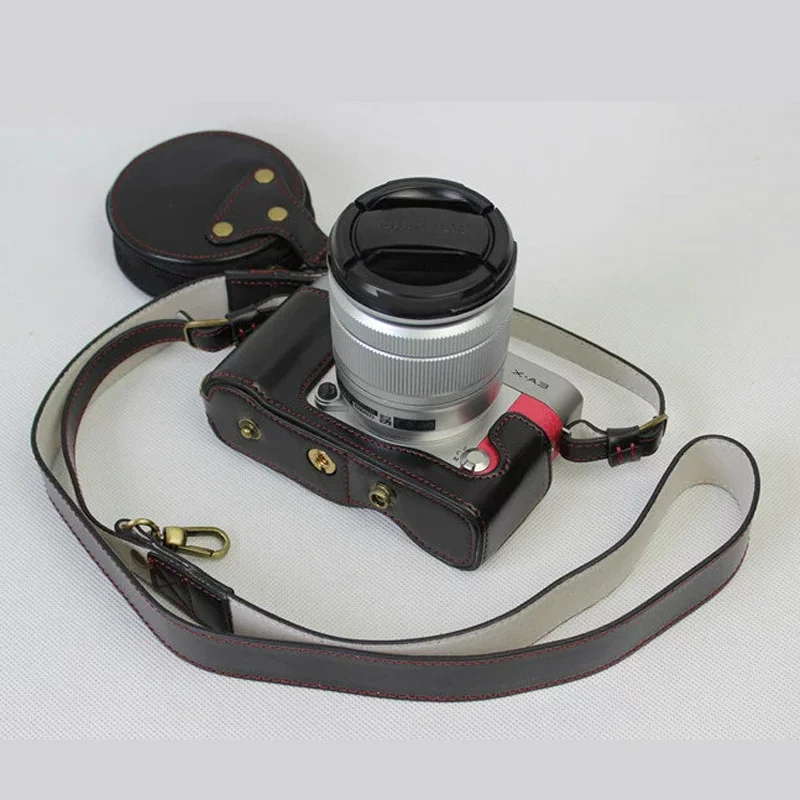 Чехол из искусственной кожи высокого качества для камеры Fujifilm XA3 X A3 XA2 XA10 XM1 A20 XA5 16