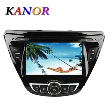 1024*600 Quad Core Autoradio Central Multimedia Android 5.1.1 For Hyundai Elantra 2014 Car DVD GPS Navigation para som de carro