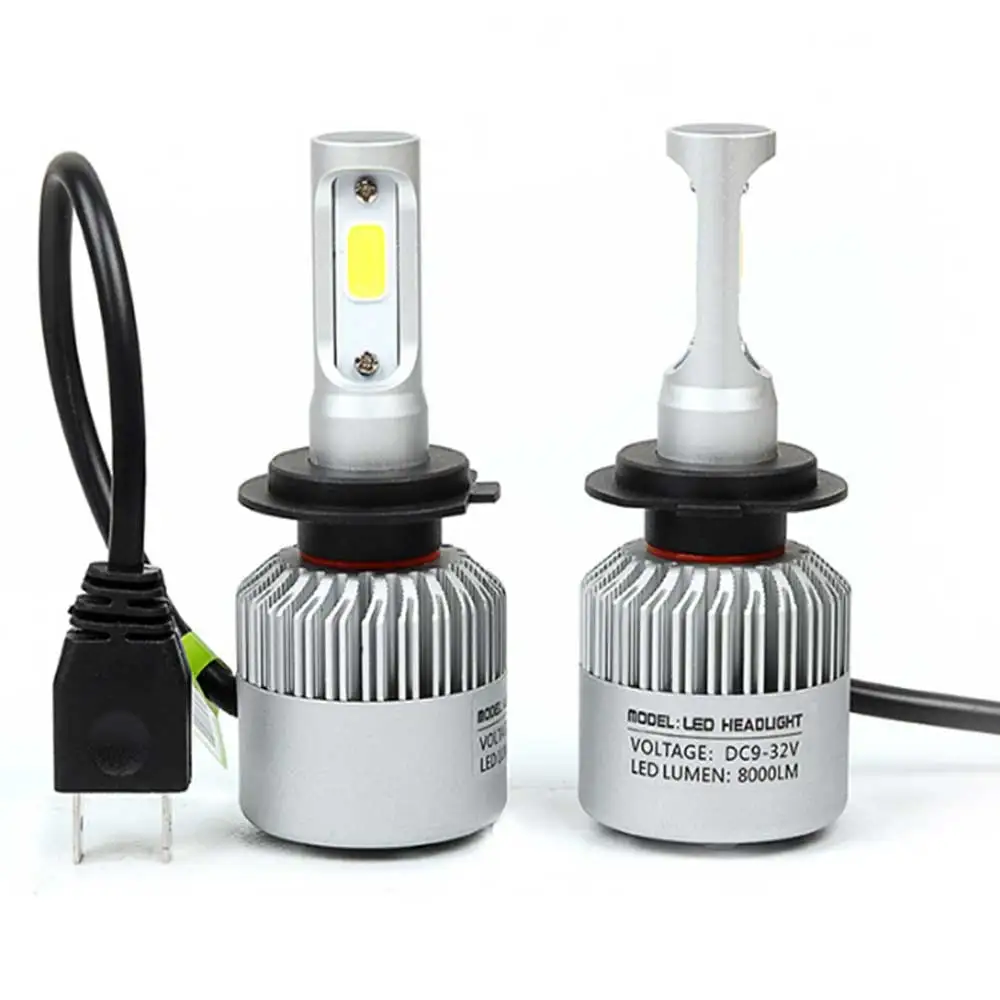 H4 H7 H11 H13 H3 9004 9005 9006 9007 9012 COB LED Car Headlight Bulb Hi