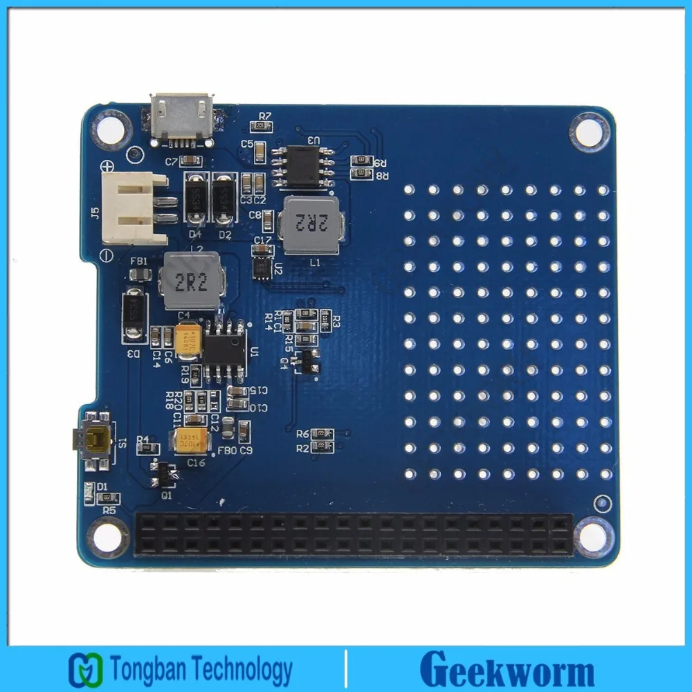 Raspberry Pi UPS HAT Extension Board | Power Adapter | Li