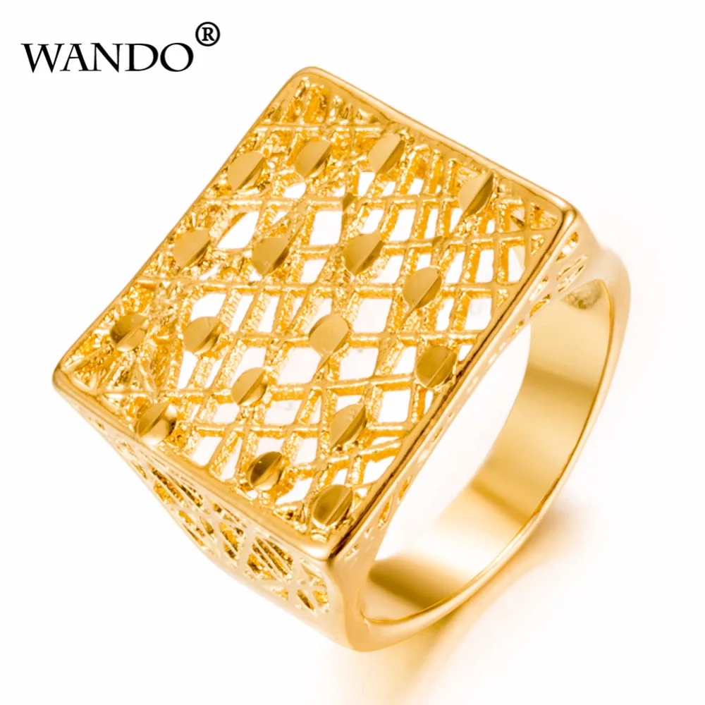 Ethiopia Dubai Gold wedding Ring For Women Girls new high quality