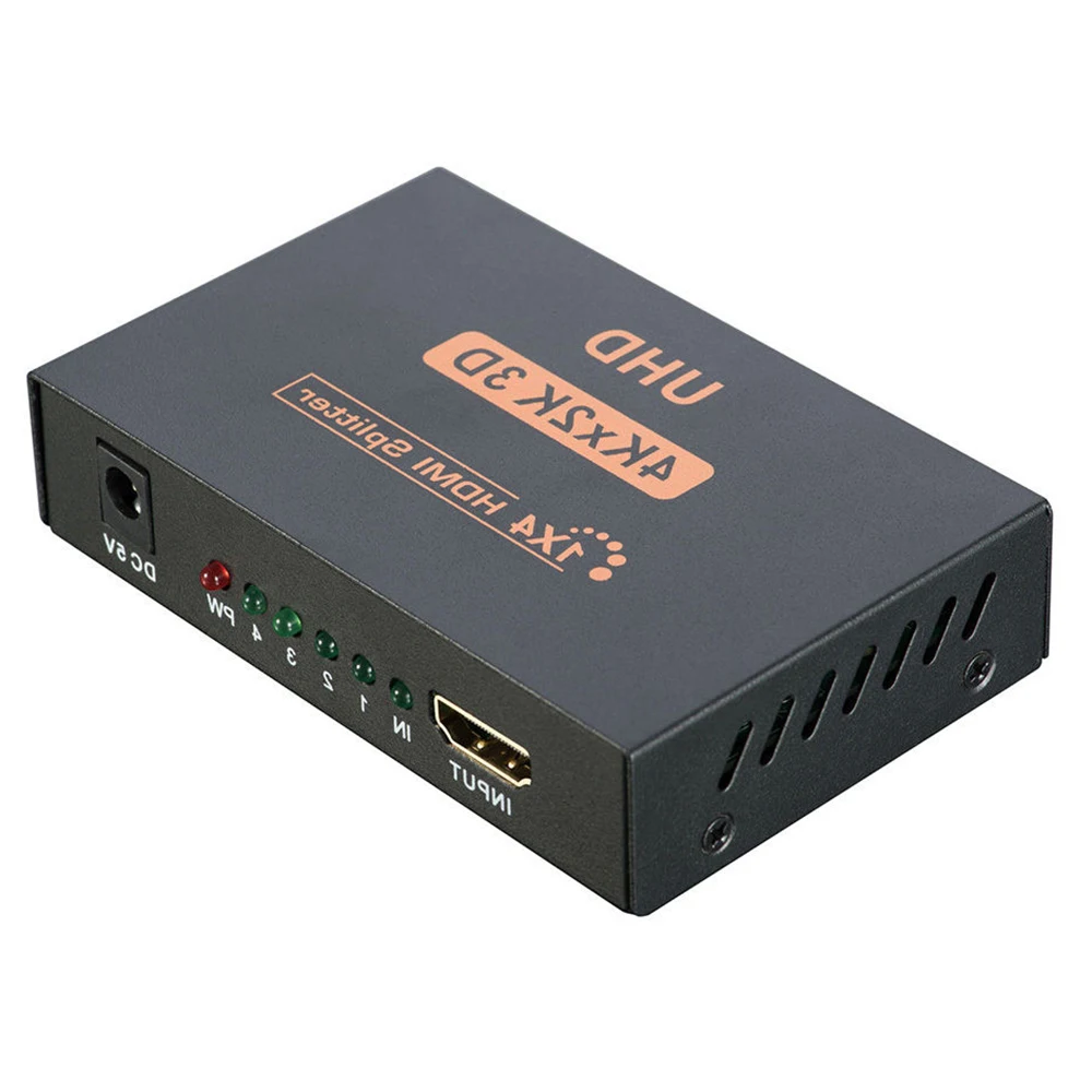 OPQ-Ultra HD 4K 4 порта HDMI сплиттер 1x4 ретранслятор усилитель 1080P 3D концентратор 1 в 4 из