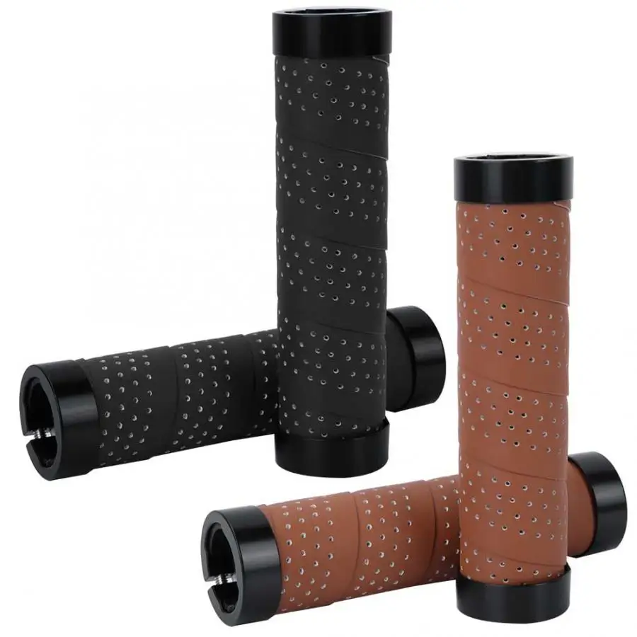 1 Pair Bicycle Grips Soft Anti-Shock Non-slip Sponge Bicycle Handle Grip Mountain Bike Handlebar Grip Bicycle Parts