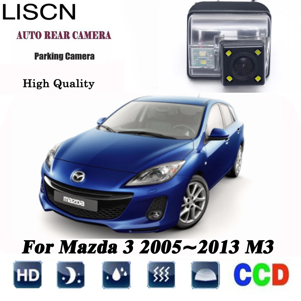 Rear View Camera For Mazda 3 2005~2013 2006 2007 2008 2009 2010 M3 CCD Night Vision backup Reversing Camera license plate camera