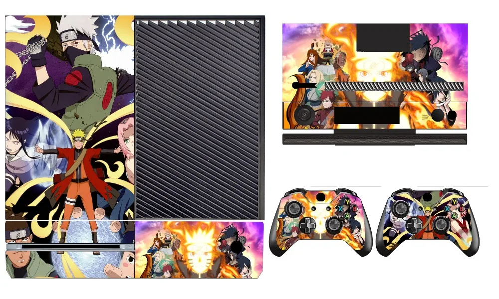 Виниловая Защитная Наклейка Naruto 274 для Microsoft Xbox One и 2 Чехлы контроллеров наклейки