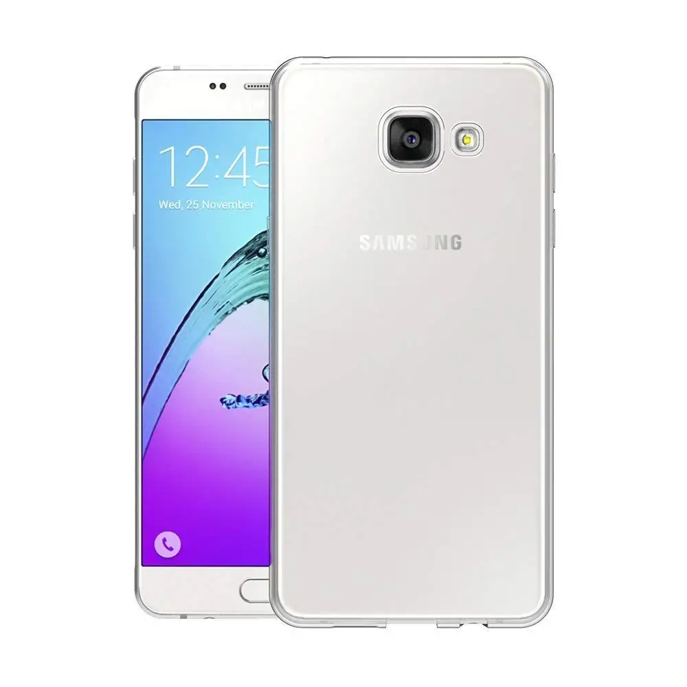 Чехол для Samsung Galaxy A3 A5 A7 2016 силиконовый прозрачный чехол бампер из ТПУ мягкий A510 A710