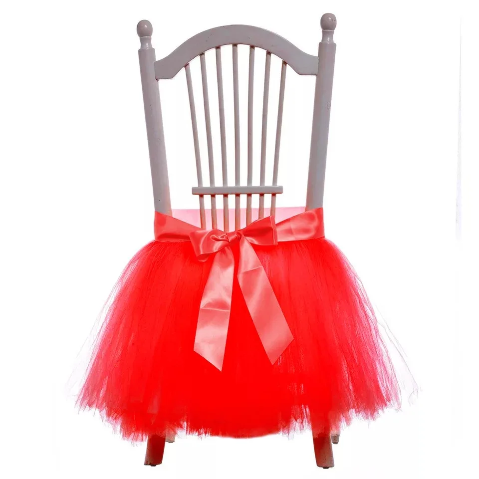 5pcs/lot 60CMx50CM Tulle chair skirt boy Baby Shower Decoration kids girl Birthday party decoration 5pcs/lot 60CMx50CM Tulle chair skirt boy Baby Shower Decoration kids girl Birthday party decoration