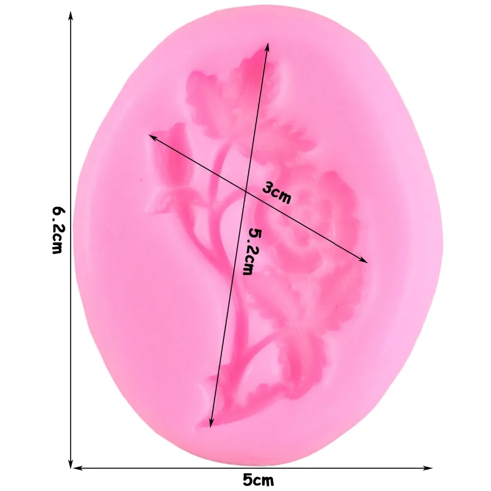 Роза цветок Broder силиконовые формы Sugarcraft украшения торта инструменты кекс Топпер помадка Шоколадные конфеты формы для выпечки торта