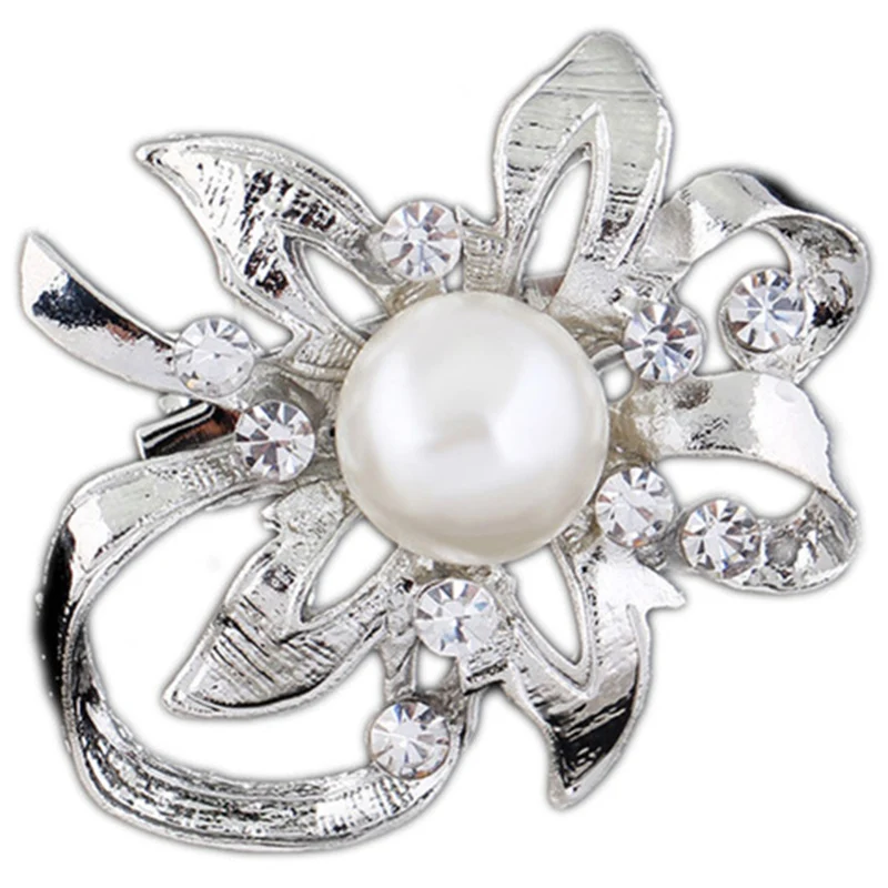 Mode plaqué or étoile de mer Strass Cristal Bouquet Broche Pin Bijoux Cadeau