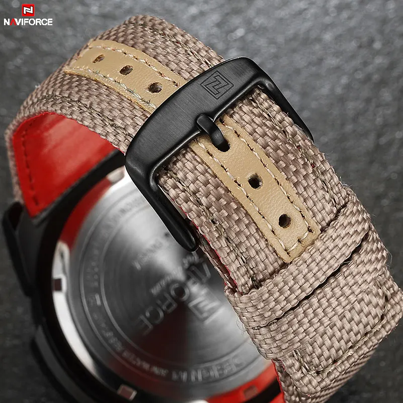  NAVIFORCE Watches Men Military Sports Quartz Watches Luxury Brand Fashion Casual Auto Date Week 3AT