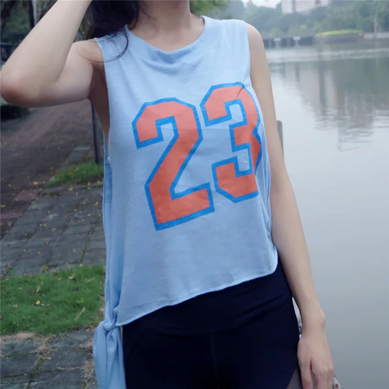 CHU YOGA Professional Back Hollow Loose Leisure Fitness Women Yoga Gym Sports Vest Sleeveless Tank Tops Sport Top Female V1423
