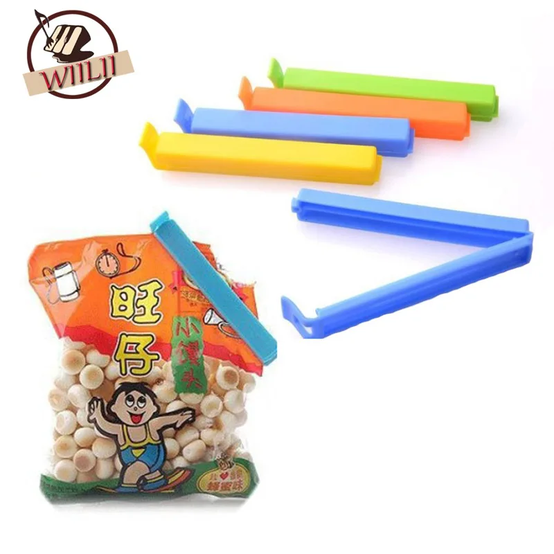 

5Pcs Hot Sale Home Food Close Clip Seal Bags Storage Sealing Rods Sealer Clips For plastic bag