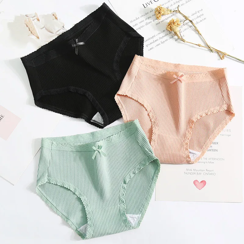 Sexy Lace Panties Women Fashion Cozy Lingerie Tempting Pretty Briefs High Quality Cotton Middle Waist Cute Women Underwear Sexy Lace Panties Women Fashion Cozy Lingerie Tempting Pretty Briefs High Quality Cotton Middle Waist Cute Women Underwear