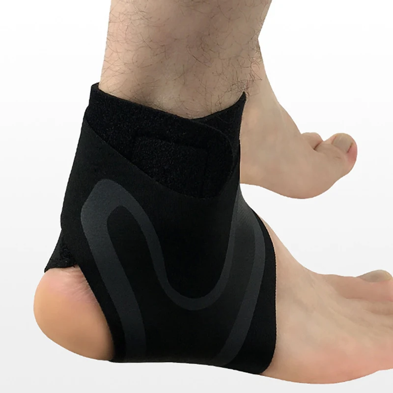 1 шт. фиксирующая поддержка лодыжки, эластичность Регулировка защита повязка на ногу, Sprain Предотвращение спорта Фитнес Защитная повязка