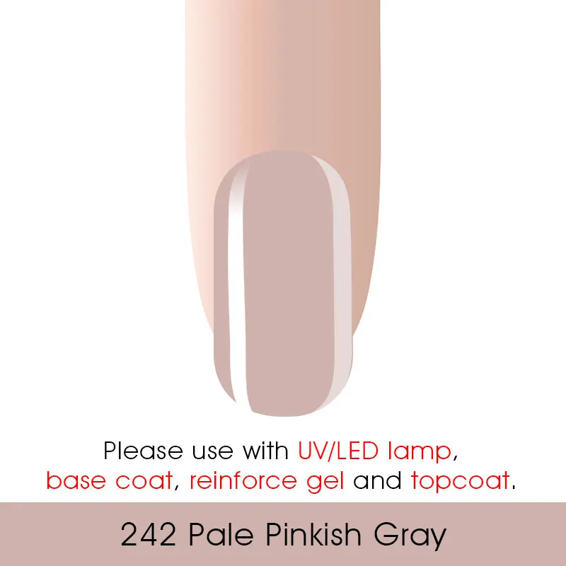 Цветной Гель-лак CANNI для ногтей 194-258, профессиональный салонный светодиодный лак для ногтей, долговечный Блестящий УФ-Гель-лак - Цвет: 242