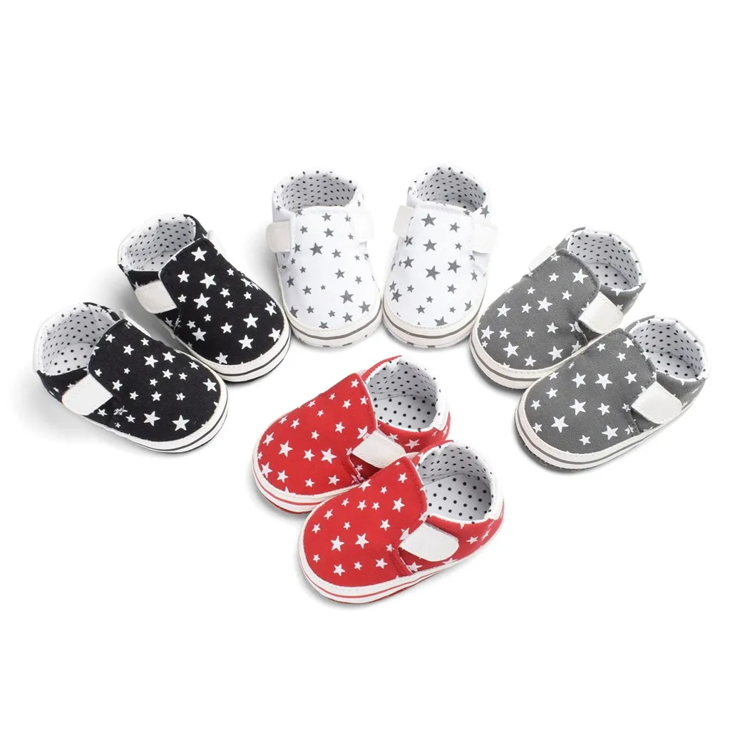 

2019 Canvas Kids Sport Babies Casual Shoes Children Sneakers First Walkers Non-slip Toddler soft bottom Baby Boys Girls Shoes