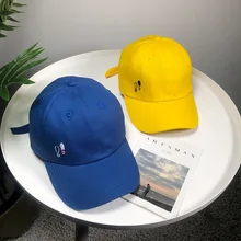 Женская солнцезащитная Кепка весна-лето модная повседневная бейсбольная Кепка с вышивкой из дикого хлопка спортивная шапка с козырьком Мужская бейсболка