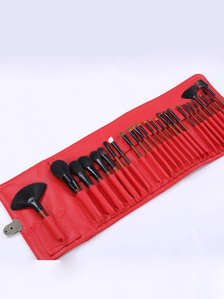 

High-end quality Goat wool brush Professional cosmetician favorite Cosmetic Brush Suit Full set of facial makeup brushes 26pcs