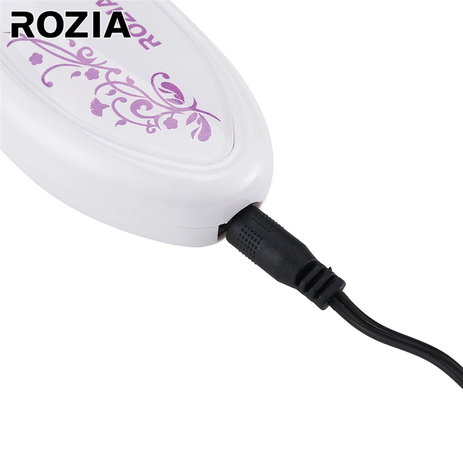 Профессиональный Эпилятор ROZIA, Электрический женский эпилятор для лица, удаления волос на лице, депилятор с хлопковой нитью