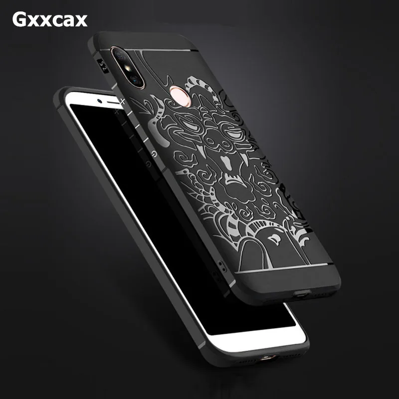 

for Xiaomi Redmi S2 Case 3D Dragon Soft Silicone TPU Phone Back Case for Xiaomi Mi 8 Pro 8 SE Max 3 Redmi Note 6 5 Pro Cover