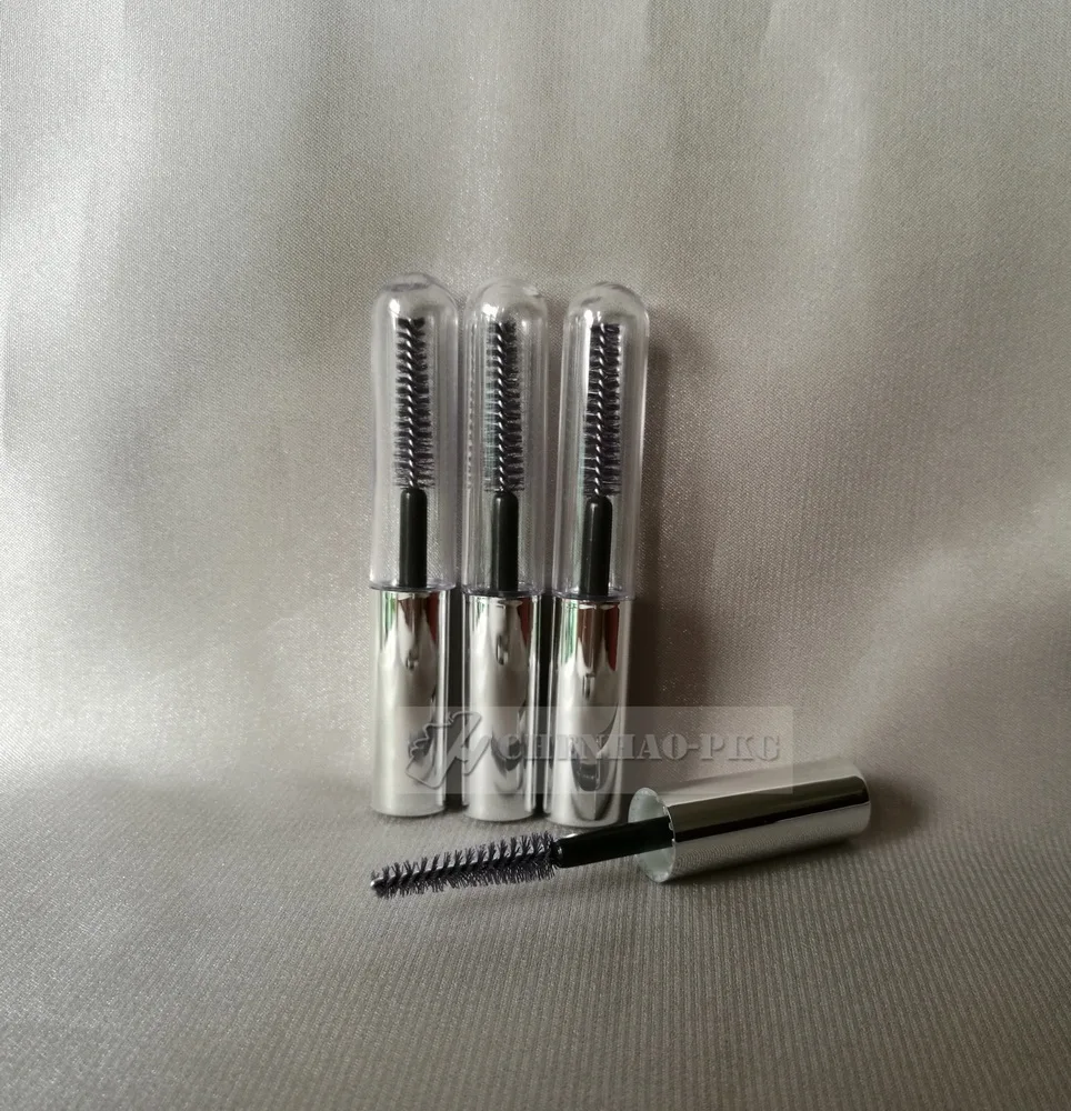 Free shipping 50pcs/lot 3ml empty mascara bottle w/Al. cap, mascara