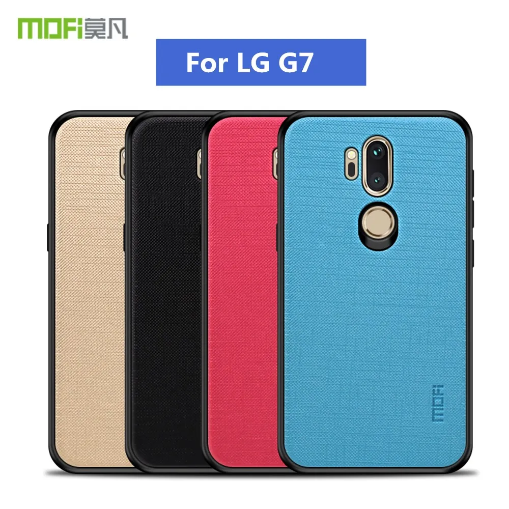 Оригинальный чехол MOFi для LG G7 тонкая задняя крышка Q тканевый защитный ThinQ Funda