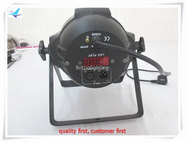 6 шт./лот светодиодный Par Can Light 18*18 Вт RGBWA+ UV 6в1 Strob эффект прожектор диско часть шоу Par Light