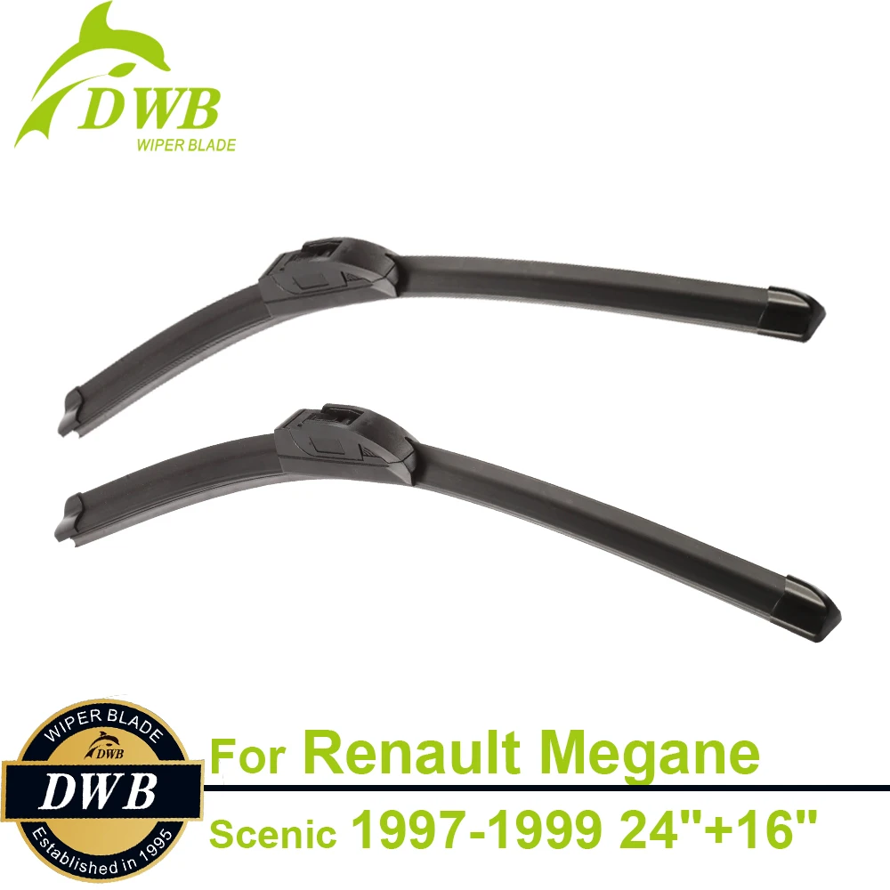 Щетки стеклоочистителя для Renault Megane Scenic 1997-1999 24 дюйма + 16 дюймов 2 шт. бесплатная