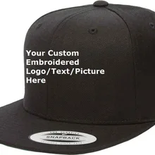 Создайте свой собственный дизайн текст/логотип/изображение бейсболка с вышивкой для любого количества Заказная шляпа Розничная и принимаем один кусок
