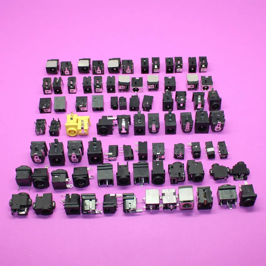 43Models, widely used for laptop DC power jack socket connector For ASUS K53 A52 X52,etc. Free shipping.