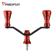 Piscifun двойная ручка для SHIMANO STRADIC CI4 Стелла биомастер TWINPOWER ULTEGRA DAIWA FUEGO EXIST TATULA спиннинговая Рыболовная катушка