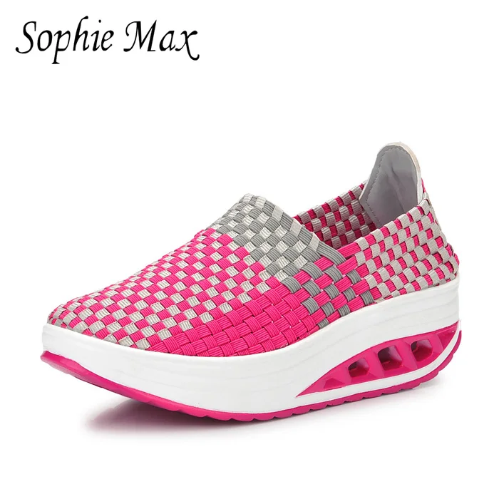 

sophie max 2016 spring summer new women's shoes breathable slip on light weight 4 colors 201504