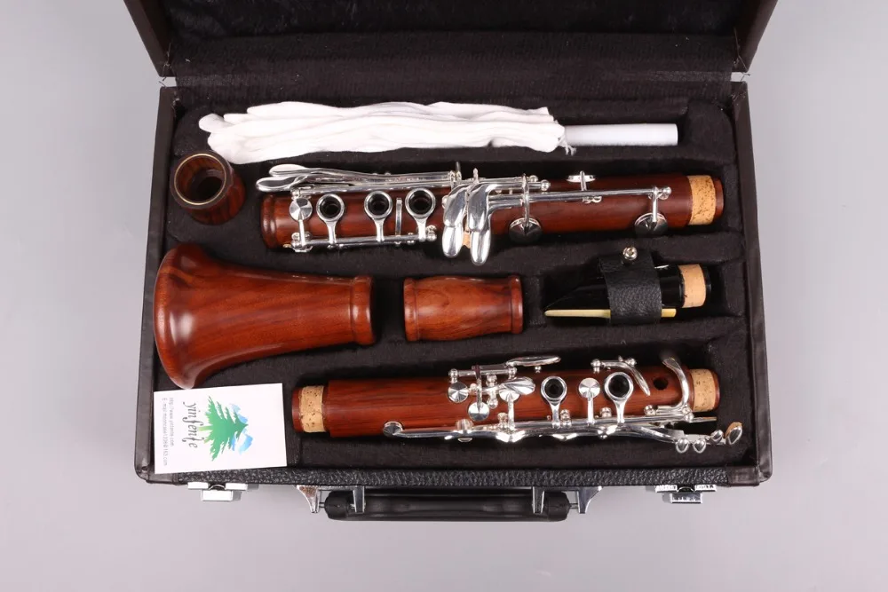 

Professional CLARINET Rosewood Wood Body Nickel Plated Key Bb Key 17 key