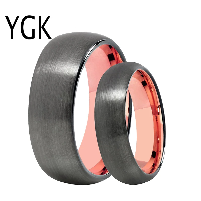 

Ювелирные изделия YGK, модные обручальные кольца для женщин/Искусственный металлический браслет с розовым золотом, обещание, обручальные ювелирные изделия