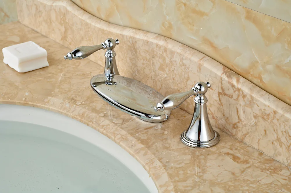 brass chrome bathroom sink faucet