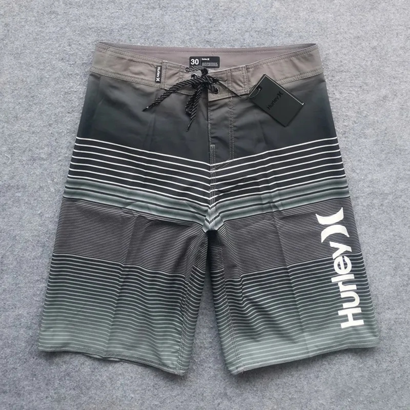

High Quality Men's Summer 2019 Board Shorts Brand Elastic Quick Dry Surfing Beach Shorts Spandex Boardshorts