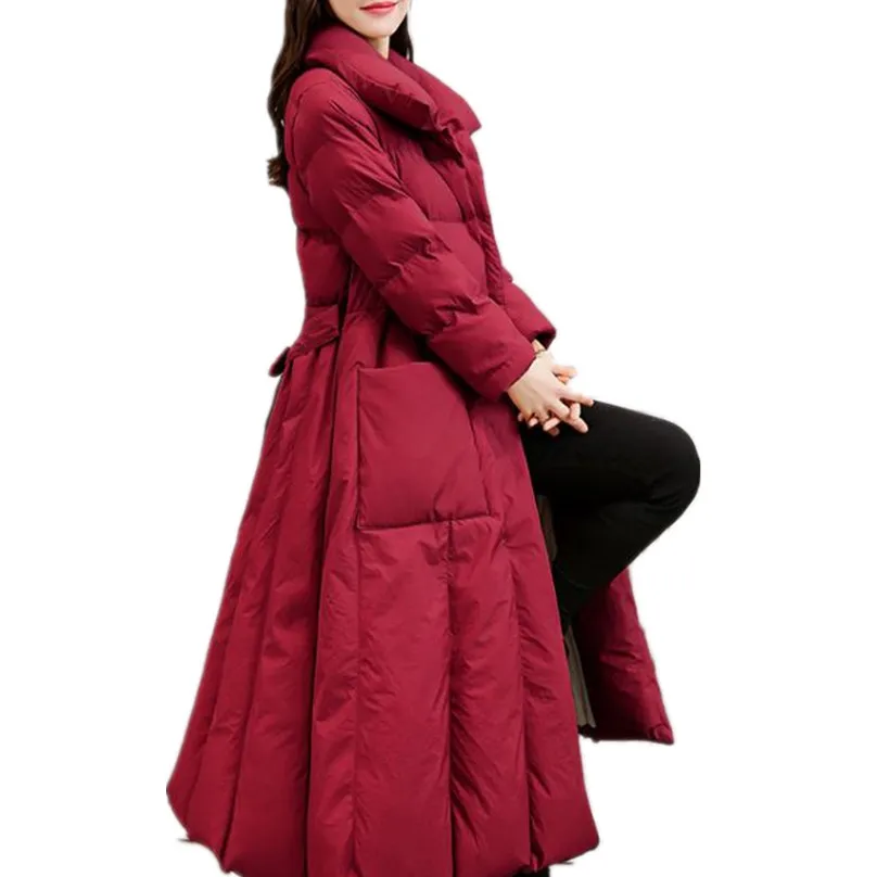 

new coat losse long padded winter jacket women plus size