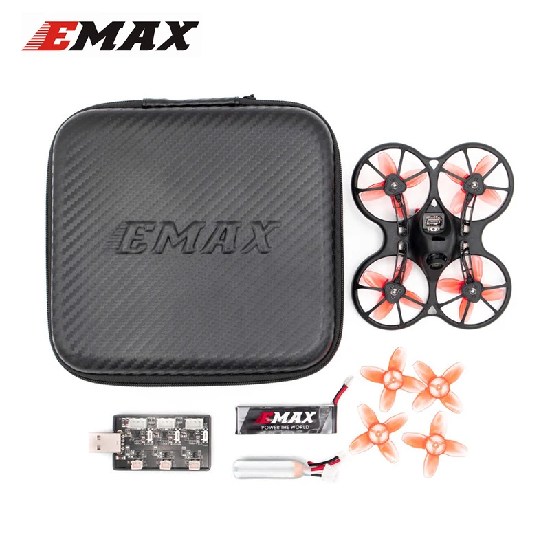 Emax TinyhawkS 75 мм F4 OSD 1-2S микро Крытый FPV гоночный Дрон BNF w/600TVL CMOS Квадрокоптер с камерой RC маленький подарок детские игрушки